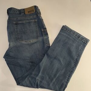 Duluth Trading Men's Jeans 40x32 (39x31) Blue Denim‎ Ballroom Double Flex